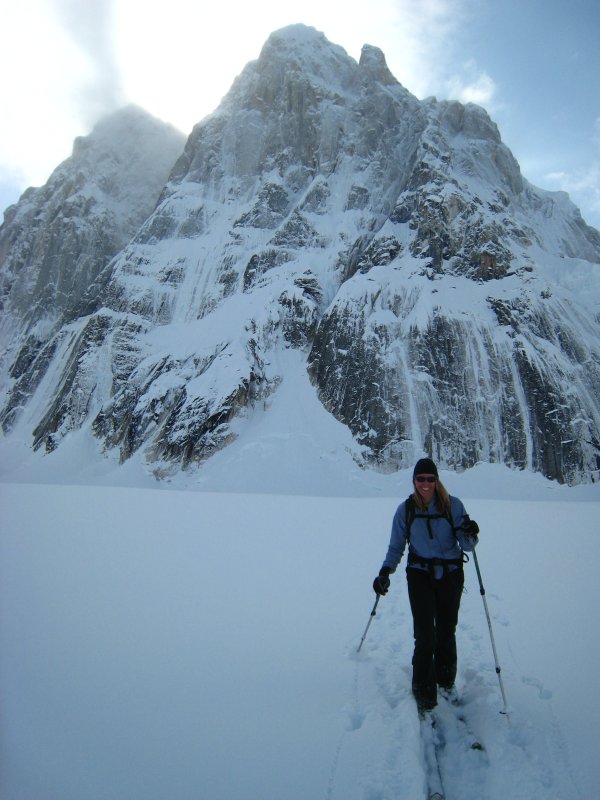 A snowy Moose's Tooth