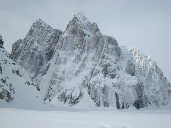 A snowy Moose's Tooth